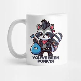 Punk Rock Raccoon Prank Mug